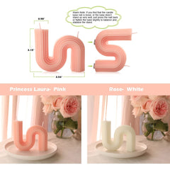 S  SHAPE  CANDLE MOULD