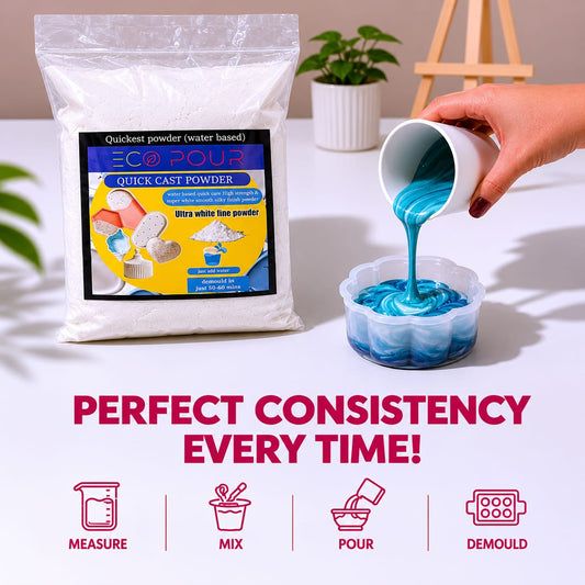 CERAMIC  WATER BASED  POWDER / ECO  CASTING  RESIN pack  of  1kg