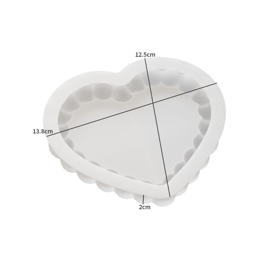 BUBBLE HEART  MOULD  RM0110