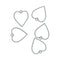 HEART  BEZEL  GLD  ND  SILVER