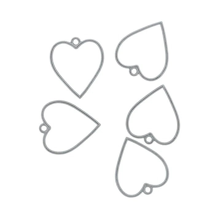 HEART  BEZEL  GLD  ND  SILVER