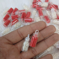 SMALL  PREMIUM  RAKHI  ROLI  CHAWAL BOTTLE FOR RESIN PLATTER