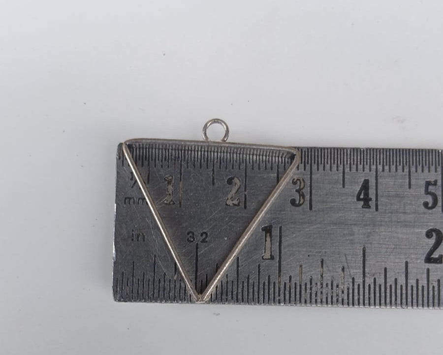 TRIANGLE SHAPE  PENDANT  BEZEL