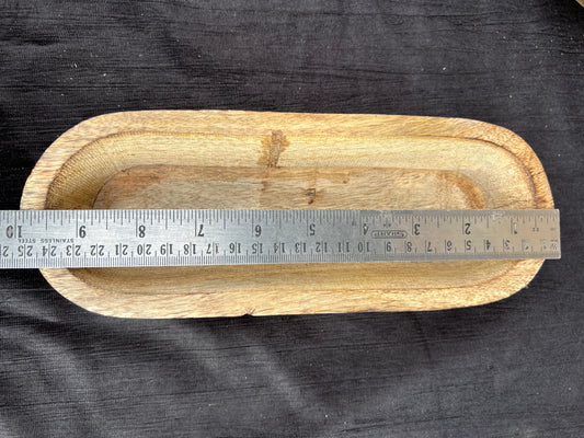 WOODEN  BOAT  BOWL  FOR CANDLE MAKING
