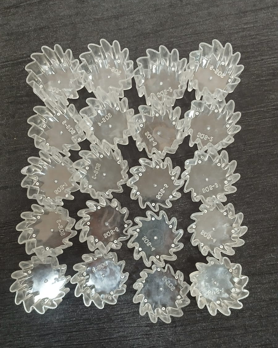 Polycarbonate T-Light Cups - sun (20pc )