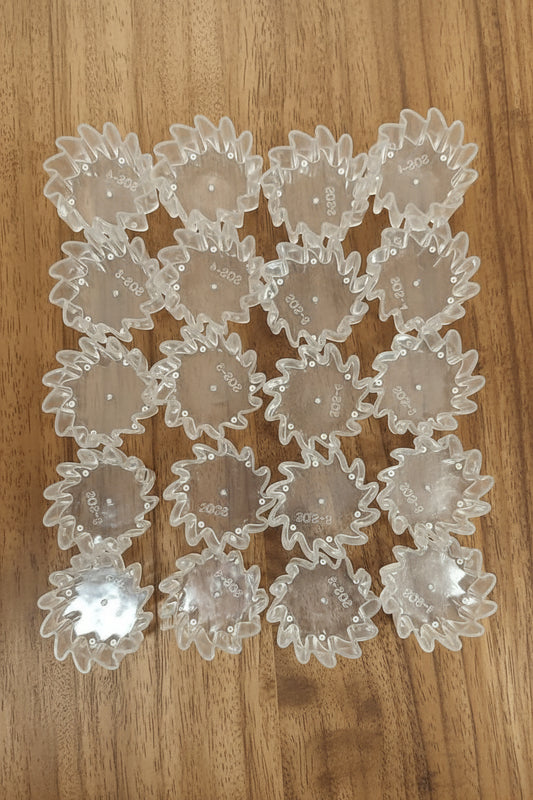 Polycarbonate T-Light Cups - sun (20pc )