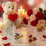 4  cavity  heart  mould/mold  for  small  photo  frame