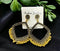 Square Shaped ghungroo Jhumka GOLD
