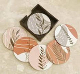 4 Inch Round Shape Coaster HOLDER SET  (6 Pcs)