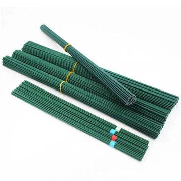 2mm Plastic Coated Green Stem Wire 100GM STICK  APROX =30PC APPROX