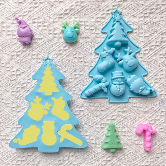 LBM 1210  6  CAVITY  CHRISTMAS  MOULD  PACK OF 1PC