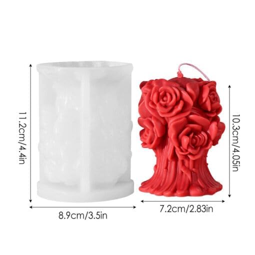 HBR3814 Flower Candle Mould