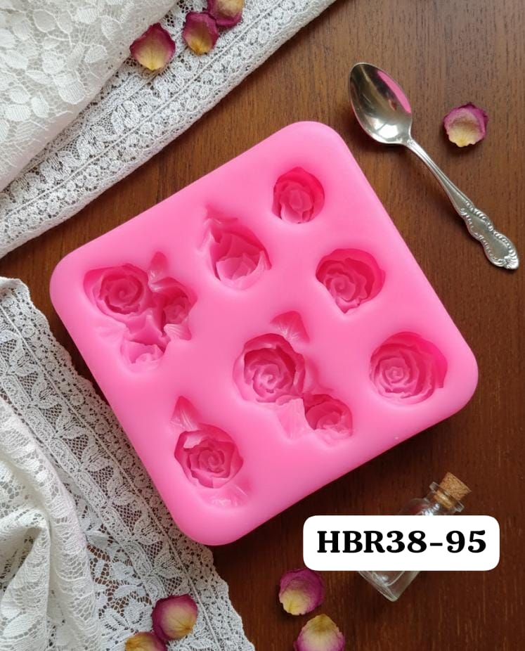 HBR3895 7 CAVITY  ROSE  MOULD