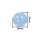 34Mm X 33Mm Ball & Candle Mould ( SM0036 )