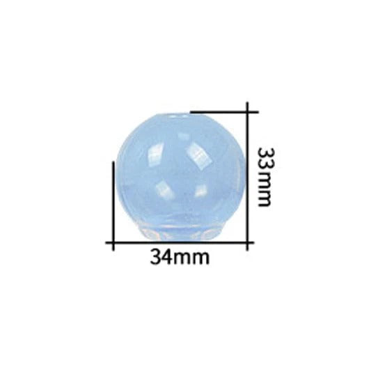 34Mm X 33Mm Ball & Candle Mould ( SM0036 )