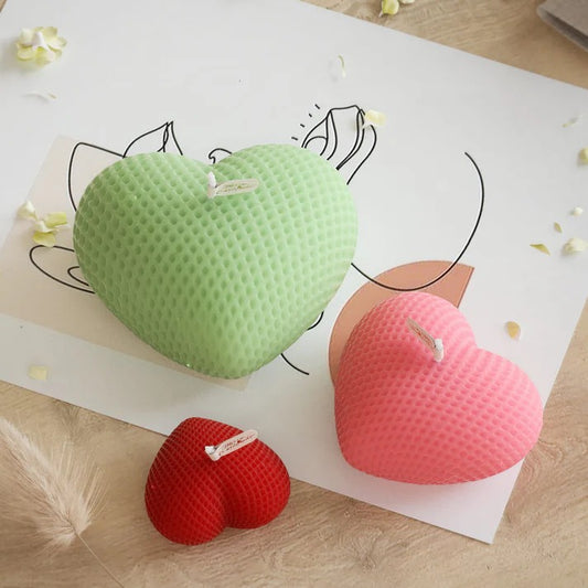 3D Heart Pattern Silicone Mould SM1316