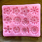 HBR1439 12 CAVITY  FLOWER MOULD