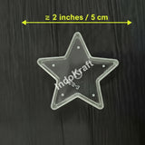 Polycarbonate T-Light Cups -  BIG STAR  (20 Pcs)  1.5INCH BY  1.5CM aprrox