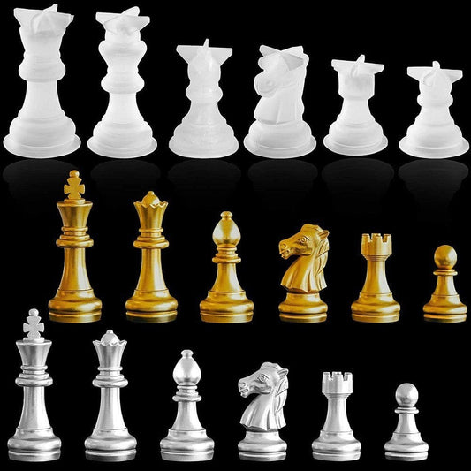 16 In 1 Set Chess Game Pieces Mould/MOLD