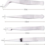 4PC  TWEEZER  CLIP  SET