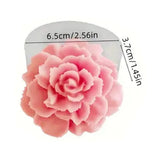 HM0124 3D Peony Flower Handmade Mould