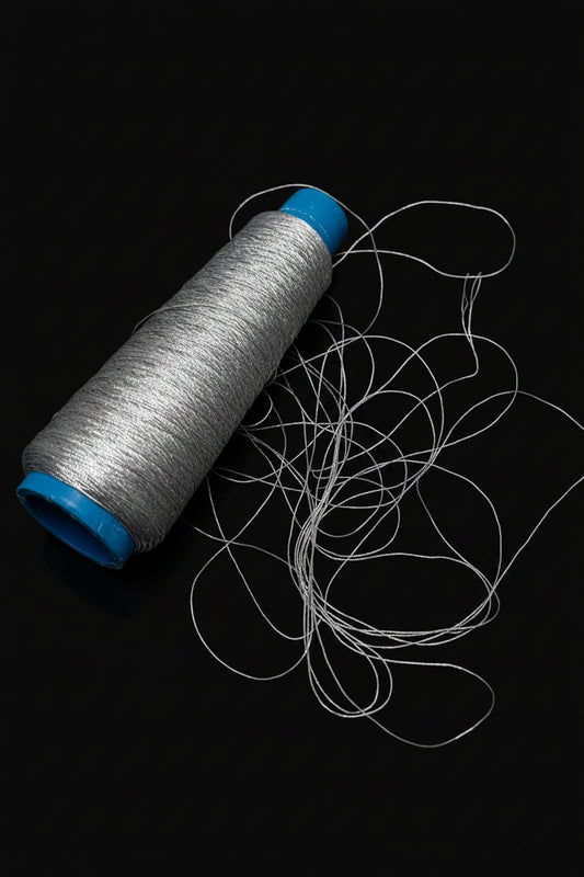 SILVER THREAD ROLL  FOR HAND MADE RAKHI