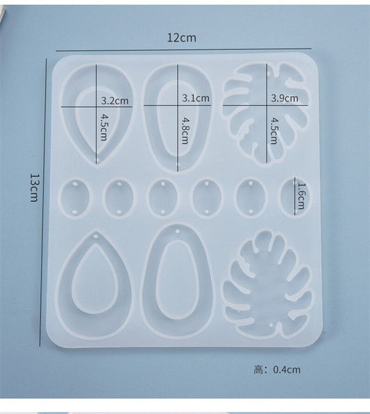 LEAF  JEWELLERY 10 CAVITY MOLD/MOULD