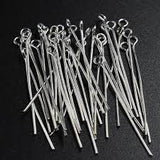 Golden & SILVER  Eye pin for Making Jewellery (90) for Jewellery Making