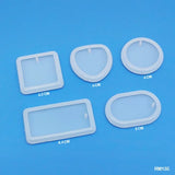 NEW KEY CHAIN AND PENDENT  SILICON MOULD 5PC SET