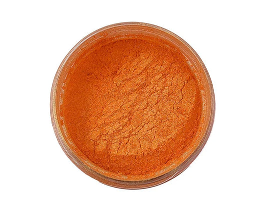 DARK ORANGE PEARL MICA POWDER 20 GRAM