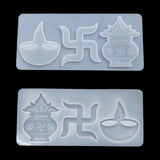 3 CAVITY DIWALI MOULD (KALASH,SWASTIK,DEEP)