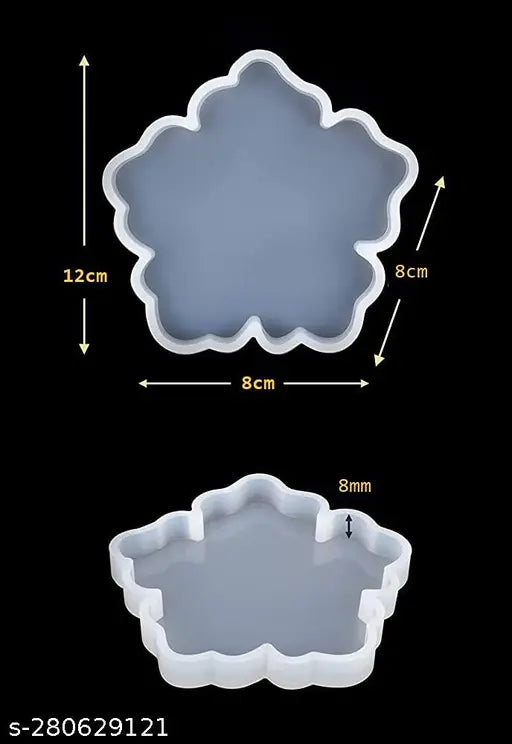 SMALL 5 KALI FLOWER COASTER MOULD