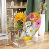 Silicone Heart Photo Frame Resin Casting Mold, Picture Display Stand Epoxy Molds Home Table Art Craft Decoration Wedding Birthday Handmade Gift Mould