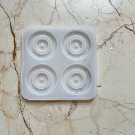 4 CAVITY ROUND EVIL EYE MOLD