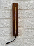 TEAK  WOOD  LED  STAND  12"  INCH WITH  ADAPTER