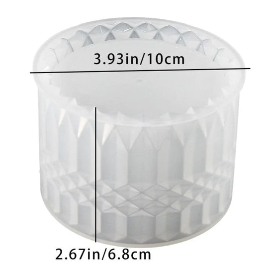 Diamond Cut Planter & Penstand Mould & STORAGE BOX  MOLD/ MOULD