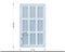 9 cavity  rectangle   key chain mould
